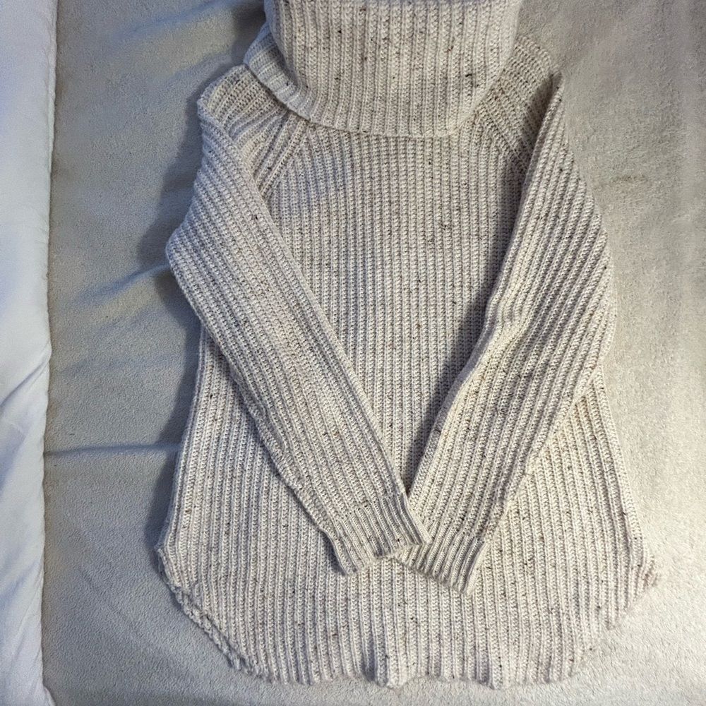 Nordstrom Sun & Shadow cowl neck sweater, XS, Beachy, Boho, Preppy, EUC